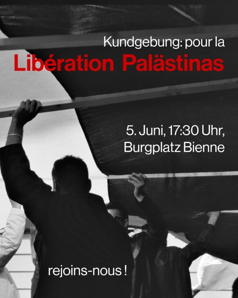 Kungebung pour la libération Palästinas